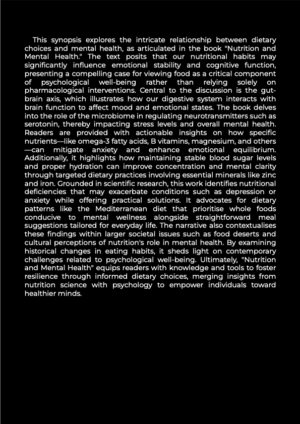 BUNDLE | Nutrition and Mental Health eBook | 5 Informative PDFs | 1 Excel Planner