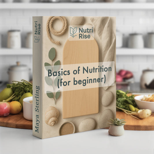 BUNDLE | Nutrition Basics for Beginners eBook & Audiobook | 4 Informative PDFs | 1 Excel Planner