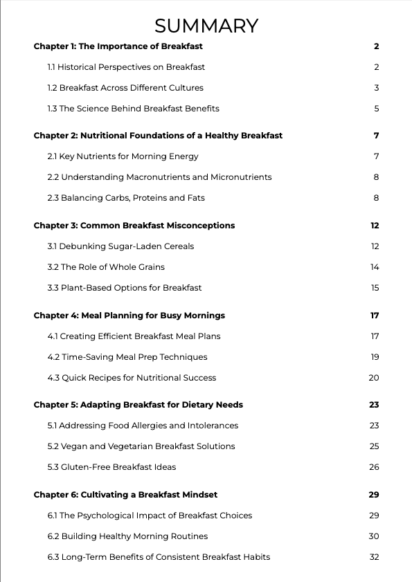 BUNDLE | Complete Guide to Healthy Breakfast eBook