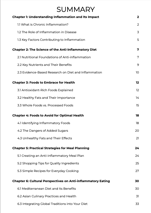 BUNDLE | Anti-inflammatory diet eBook