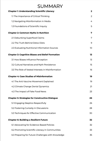 BUNDLE | Scientific Approach and Myth Busting eBook | 5 Illustrative PDFs | 1 Excel Planner