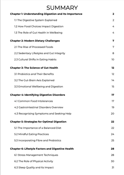 BUNDLE | Food and Intestine: How to Improve Digestion eBook