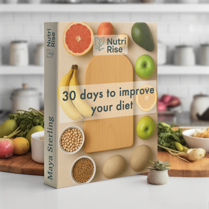 BUNDLE | 30 days to improve your diet eBook | 5 Informative PDFs | 5 Excel Planner