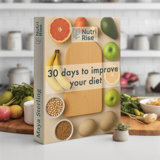 BUNDLE | 30 days to improve your diet eBook | 5 Informative PDFs | 5 Excel Planner